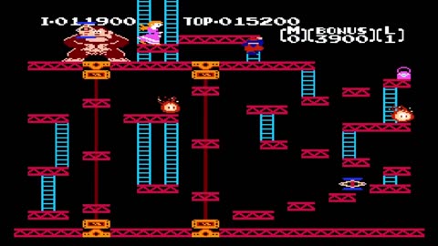 Donkey Kong Wii Virtual Console Game B Level 3