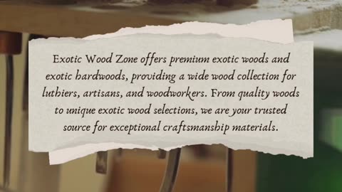 Your Trusted Source for Exotic Woods & Quality Hardwoods