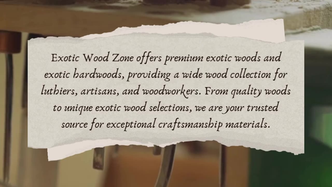 Your Trusted Source for Exotic Woods & Quality Hardwoods