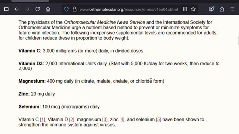 The International Orthomolecular Medicine Society's New Recommendations for Cold & Flu Season