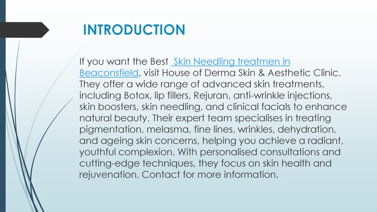 Best Skin Needling treatment in Beaconsfield