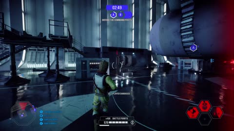 SWBF2 2017: Instant Action Mission (Defend) Death Star II Galactic Empire Gameplay