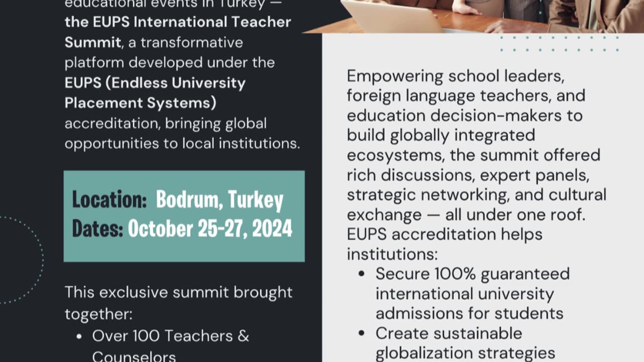 Transforming Education: Join Divine at the EUPS Summit in Turkey
