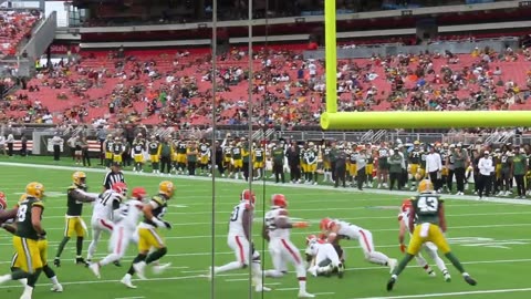 This will end the game Green Bay Packers 23 the Cleveland Browns 10
