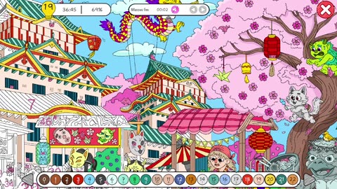 Steam 100 Cats Lost in Japan Find and Color EP03