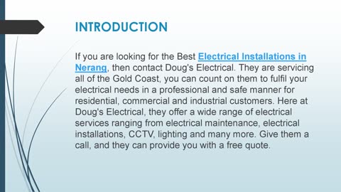 Best Electrical Installations in Nerang