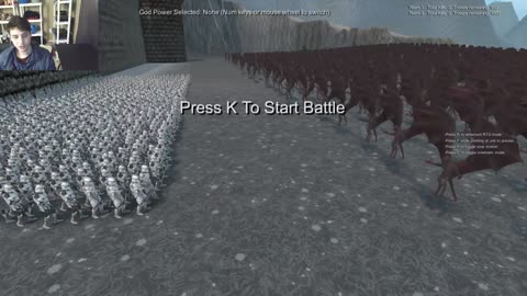 1,000 Vampires VS 1,000 Clone Troopers From Star Wars Series In The Ultimate Epic Battle Simulator 2