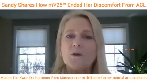 Sandy’s Path to Healing With mV25™