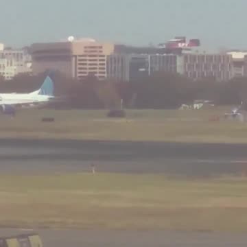 BOMB THREAT was just reported on a United Airlines plane on the runway at