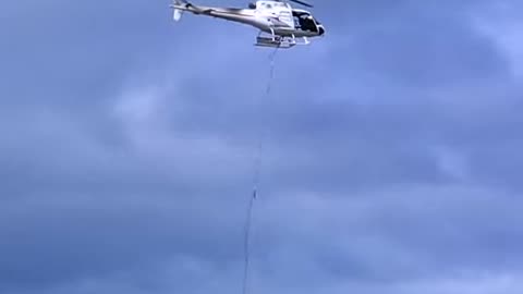 Southern Lakes Helicopters ZK‑HMD AS 350B2 video, Mt Allan fire, NZ 2010
