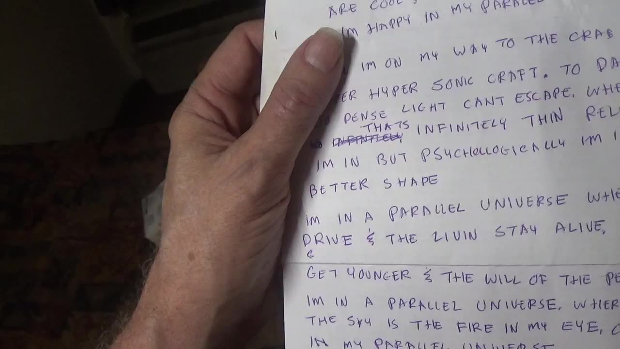 my parallel universe (Amateur Song Writing