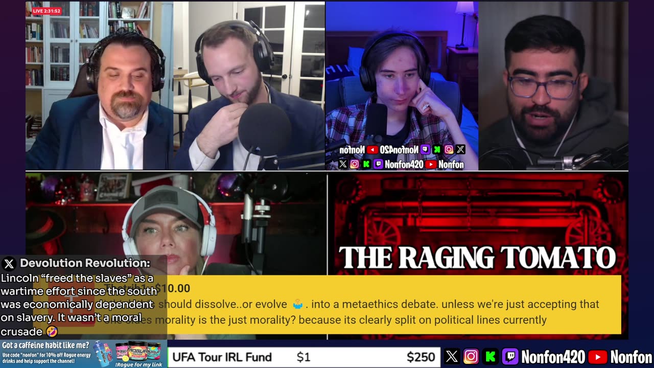 Morality of the left debate | Pisco & I vs GenZ Attorney | Gooning |!tts !discord