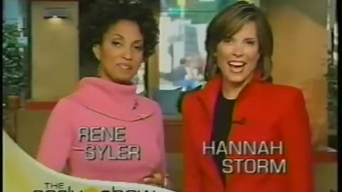 September 23, 2004 - Bumpers for Angela Buchman Indianapolis Weather & 'CBS This Morning'