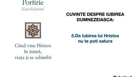 🙏🏻 Sfantul Porfirie 🙏🏻 Cand vine Hristos in inima, viata ti se schimba (5)