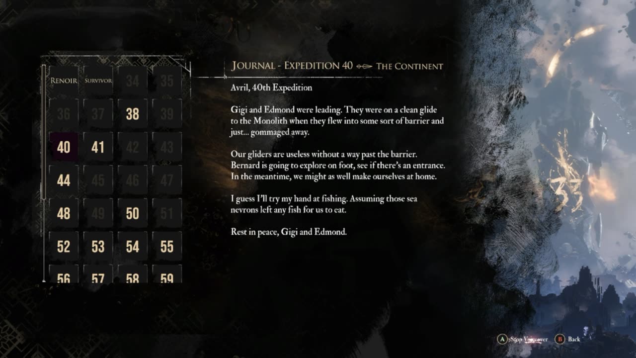 Clair Obscur: Expedition 33 - Through Sorrow's Veil Between the Flowers