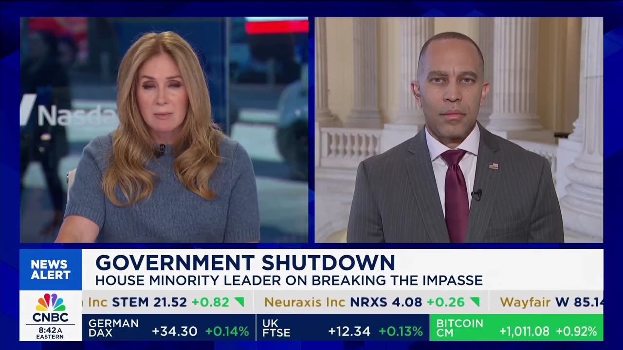 Hakeem Jeffries just got brutally EMBARRASSED on national television - gets CALLED OUT