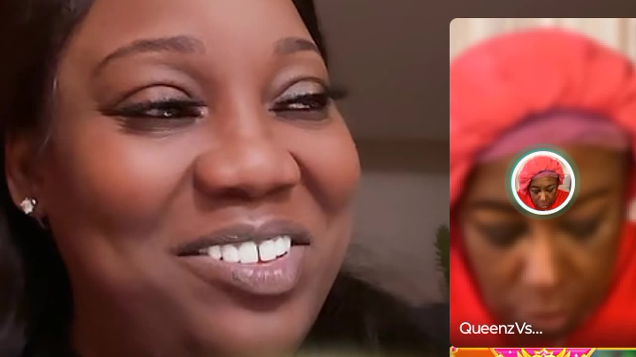 While Tomi was laying Trina son out China red pulls up