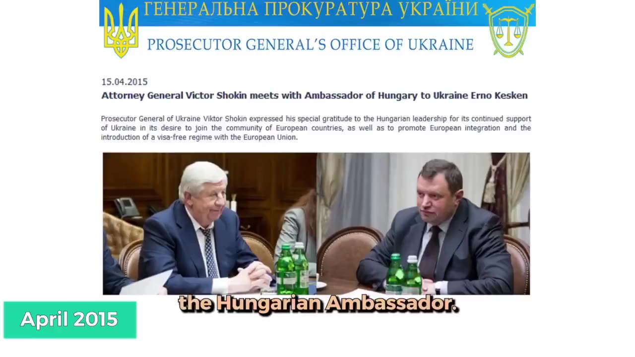 Ukrainian Prosecutor General Viktor Shokin: After the coup in 2014