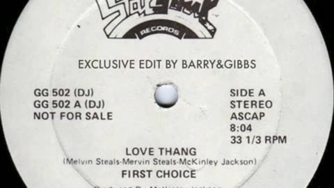 First Choice _ Love Thang #remastered #2025 [-9.0 RMS]