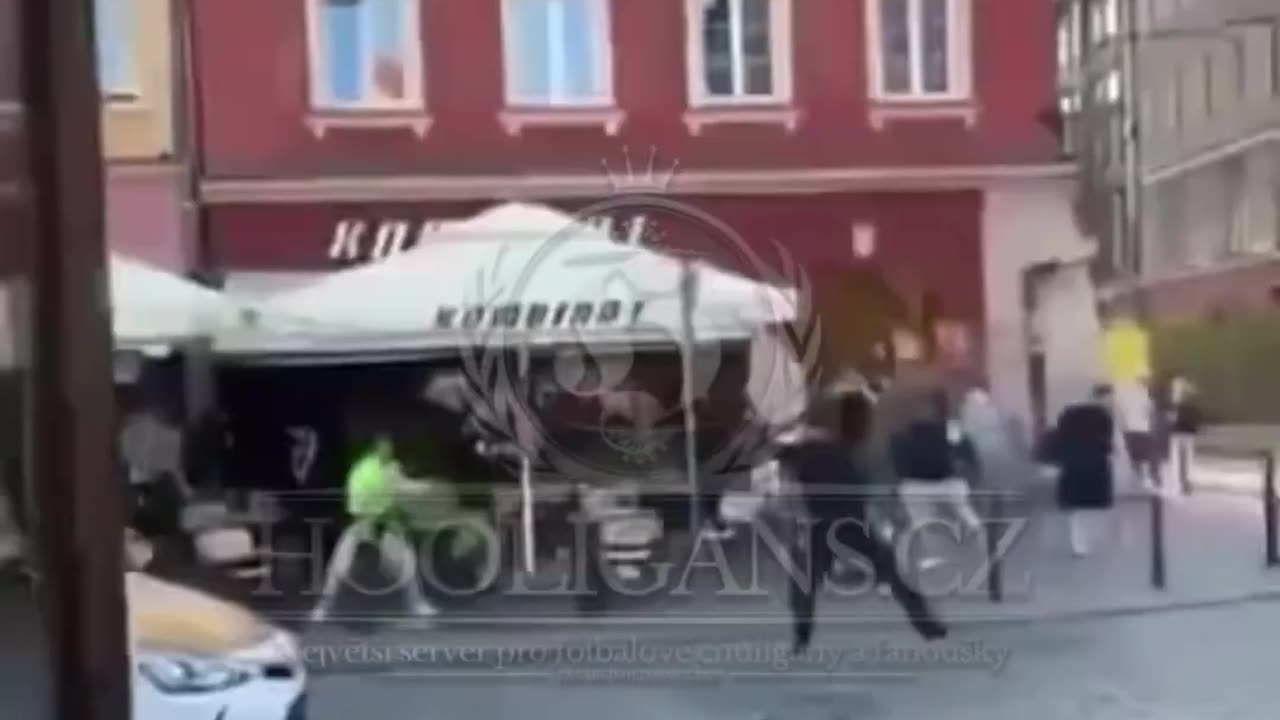 Chelsea and Real Betis supporters CLASH before European final