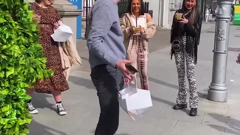 Prank with the lady