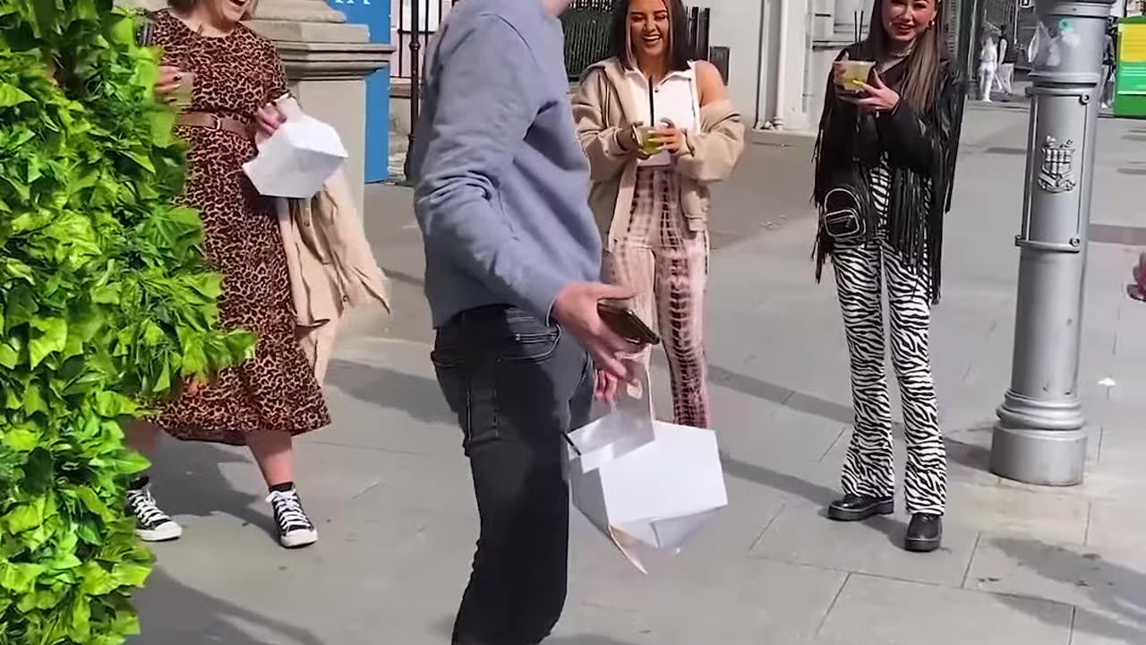 Prank with the lady