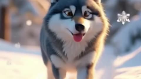 Majestic Wolf Under the Full Moon