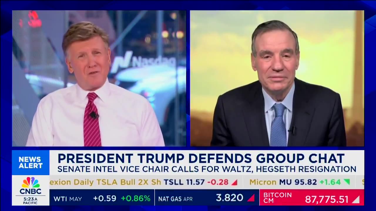 Whoa, 2nd time in 24 hrs CNBC turns tables on a Dem Senator. DELICIOUS!