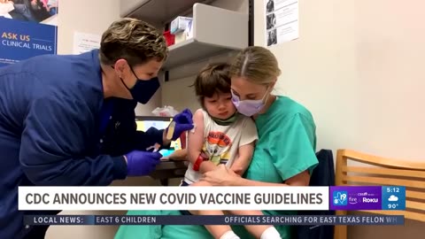 CDC announces new COVID vaccine guidelines