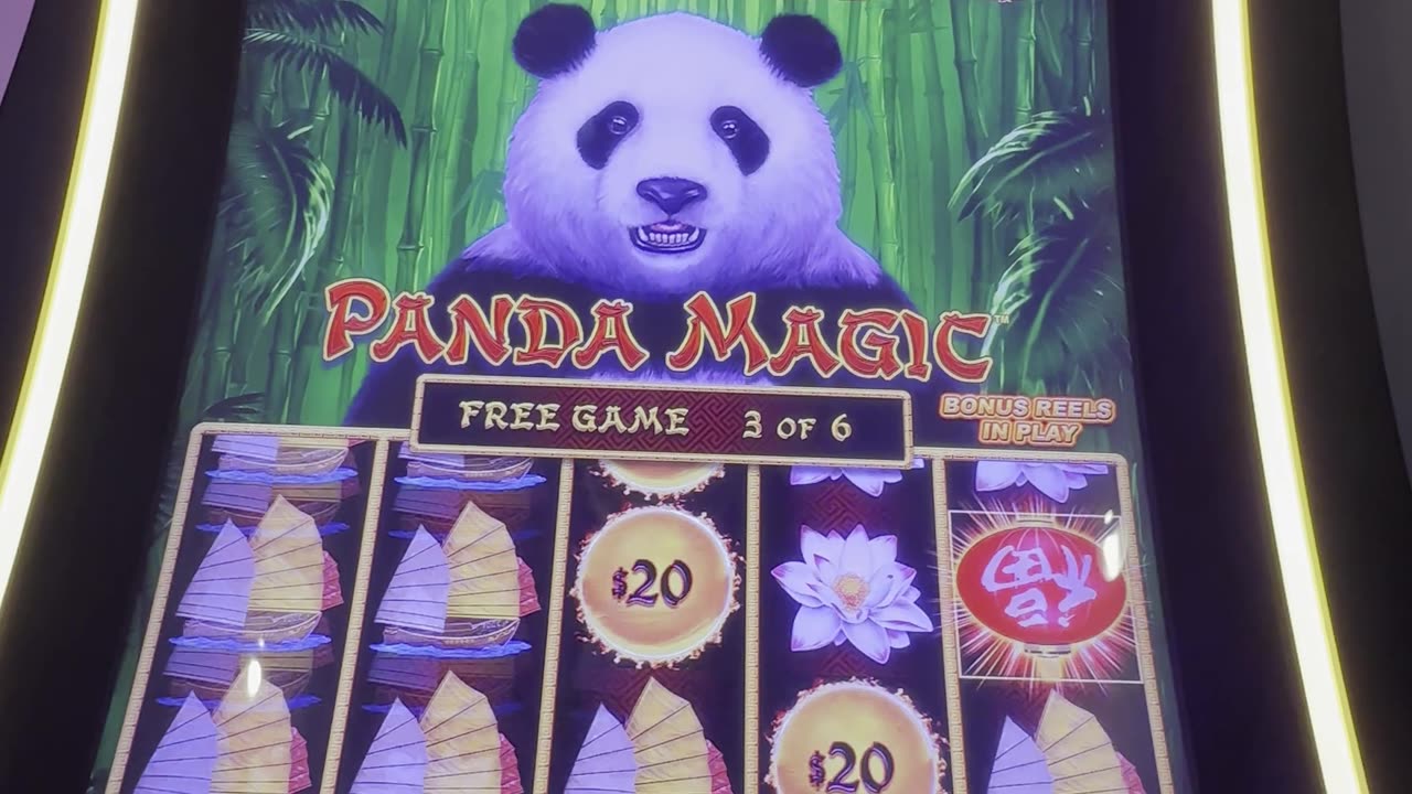 Panda Magic bonus round 🐼🎰🥳