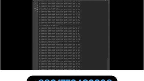 Student Work (Project) | CST8333 Project 2 - Programming Language Architecture | Algonquin College