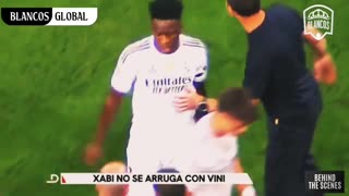 Xabi Alonso's TENSE exchange with Vinicius Jr during Osasuna clash