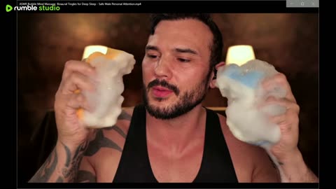 ASMR Bubble Mind Massage Binaural Tingles for Deep Sleep - Safe Male Personal Attention LIVE