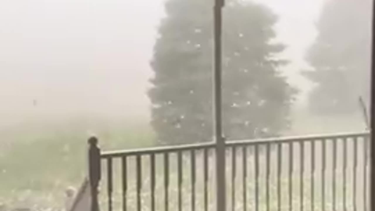 Big-ass Hail in Nebraska
