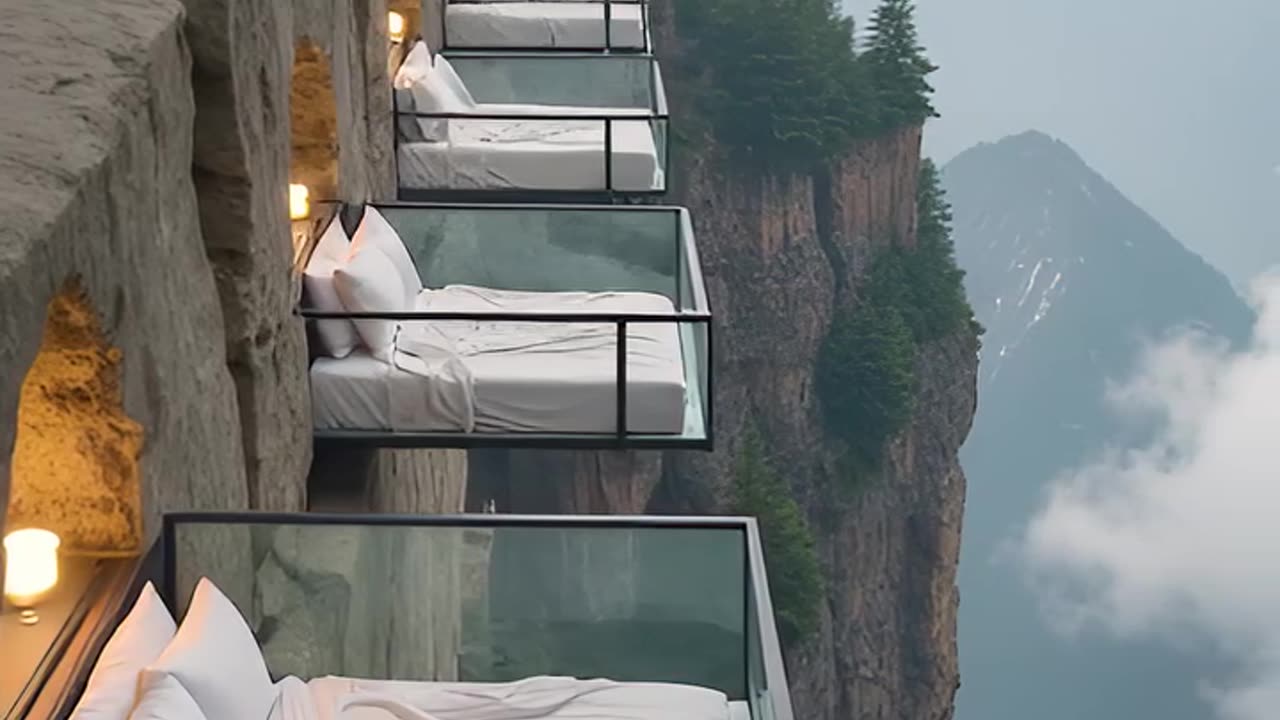 ✨ Sleep on the Edge of Infinity… If You Dare! 😱🏔️