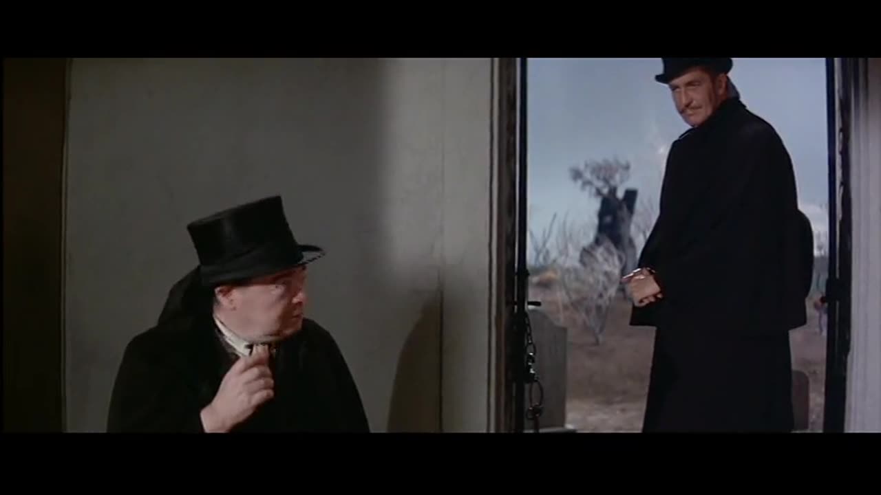 "The Comedy of Terrors" Starring Vincent Price, Peter Lorre, Boris Karloff and Basil Rathbone