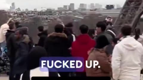 "Where are French?" A Russian tourist asks if there are still white French people in Paris.