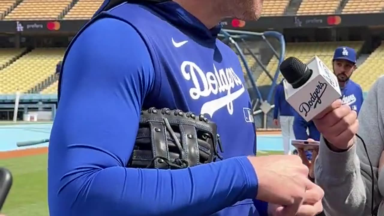 Freddie Freeman Talks About Falling In The Shower and His Outlook