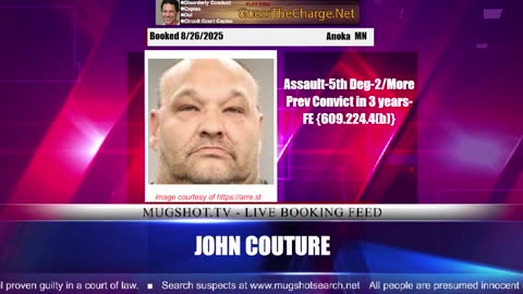 Mugshot TV - Live Arrest Booking Video Stream