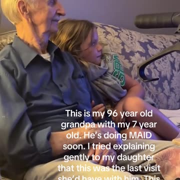 7-Year-Old's 'Final Cuddle' with Great-Grandpa Before He's Euthanized by Canadian Government