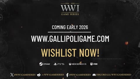 Gallipoli - Extended Reveal Trailer | Steam, PS5, Xbox Series X|S & Epic Games Store