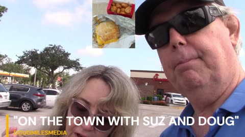 "On the Town with Suz and Doug" review breakfast at Chik Fil A