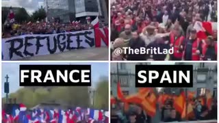 Europa znajduje się na krawędzi. W całej Europie mają miejsca protesty przeciwko nielegalnej migracji!