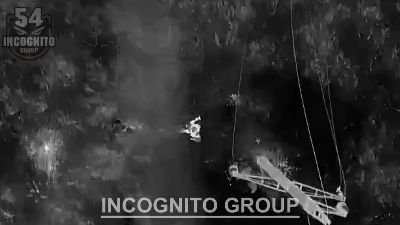Drones Slinging Rounds at Russian Infantry
