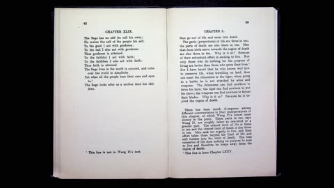 Tao Te Ching (4th Century BCE) by Lao Tzu - as translated by Ch’u Ta-Kao