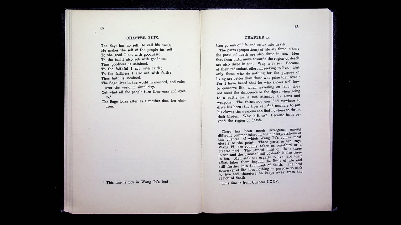 Tao Te Ching (4th Century BCE) by Lao Tzu - as translated by Ch’u Ta-Kao