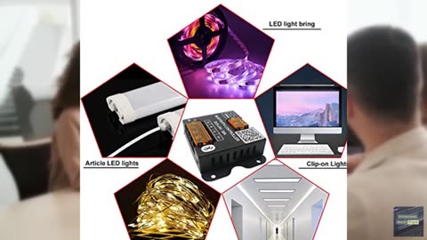 TOPXCDZ Bluetooth 30A LED Controller DC5-24V Smart Dimmer Controller With Timer