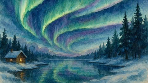 Sleep Story Under the Northern Lights | Calming Bedtime Narration for Relaxation & Sleep