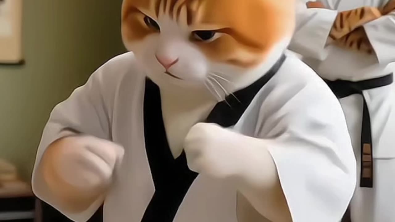 "Cat vs Kangaroo Showdown!🐱🦘😂| Funniest Animal Fight Ever"#CatVsKangaroo #FunnyAnimals #AnimalComedy