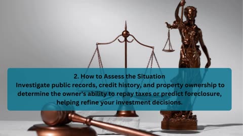 Evaluating the Property Owner’s Financial Health in Tax Lien Investing